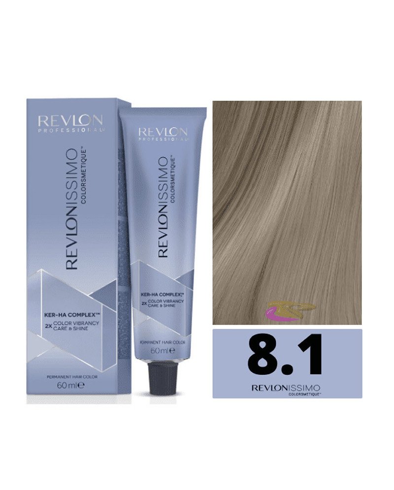 Revlon Revlonissimo Colorsmetique 8,1 Rubio Claro Ceniza 60ml