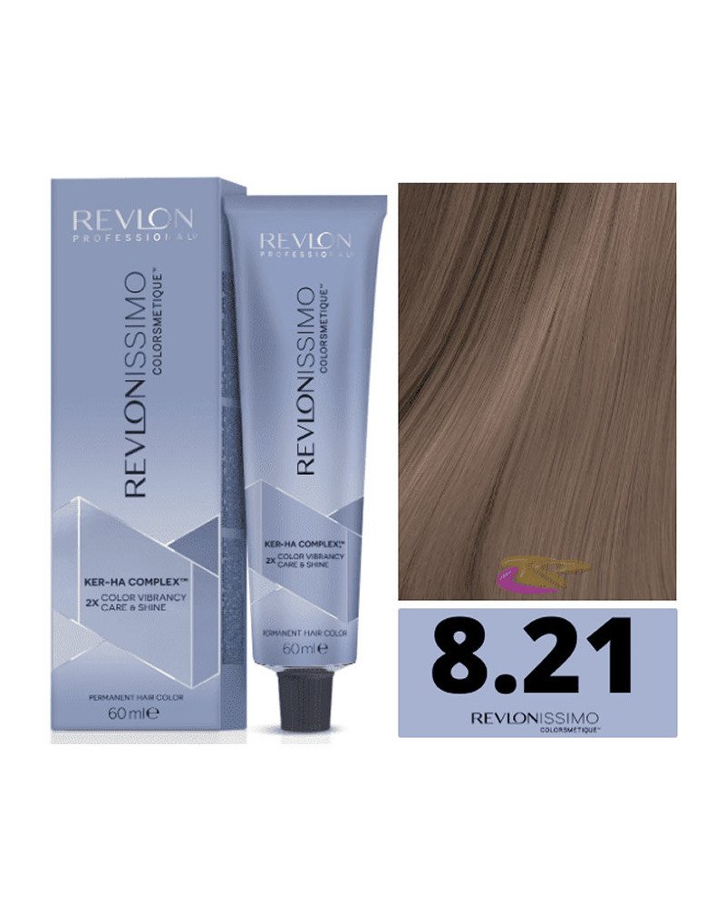 Revlon Revlonissimo Colorsmetique 8,21 Rubio Claro Irisado Ceniza 60ml