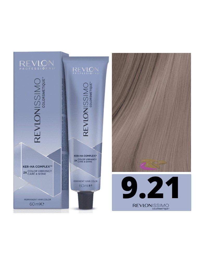Revlon Revlonissimo Colorsmetique 9,21 Rubio Muy Claro Irisado Ceniza