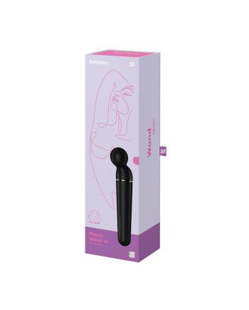 Satisfyer Planet Wand-Er Vibrador Black + Rosegold 1Un
