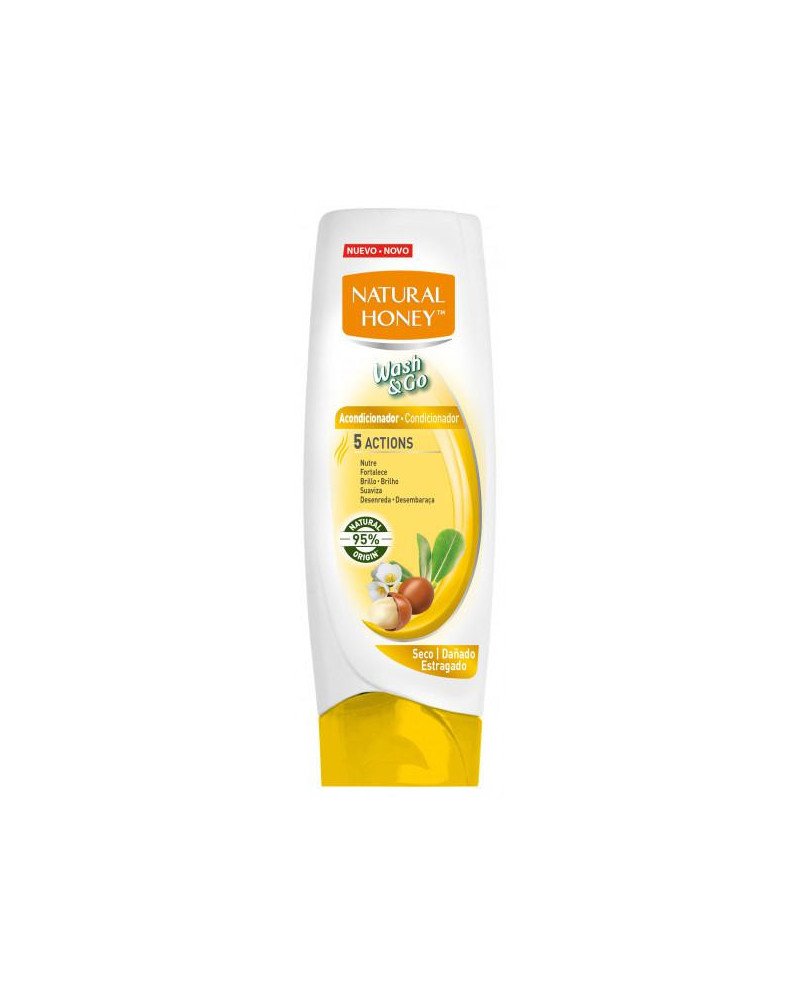 Natural Honey Wash y Go Acondicionador Seco 330ml