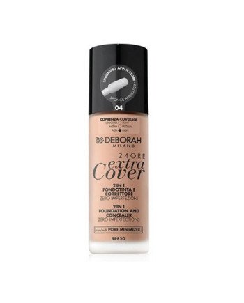 Deborah Milano 24 Ore Extra Cover 2 En 1 Spf20 04 30ml