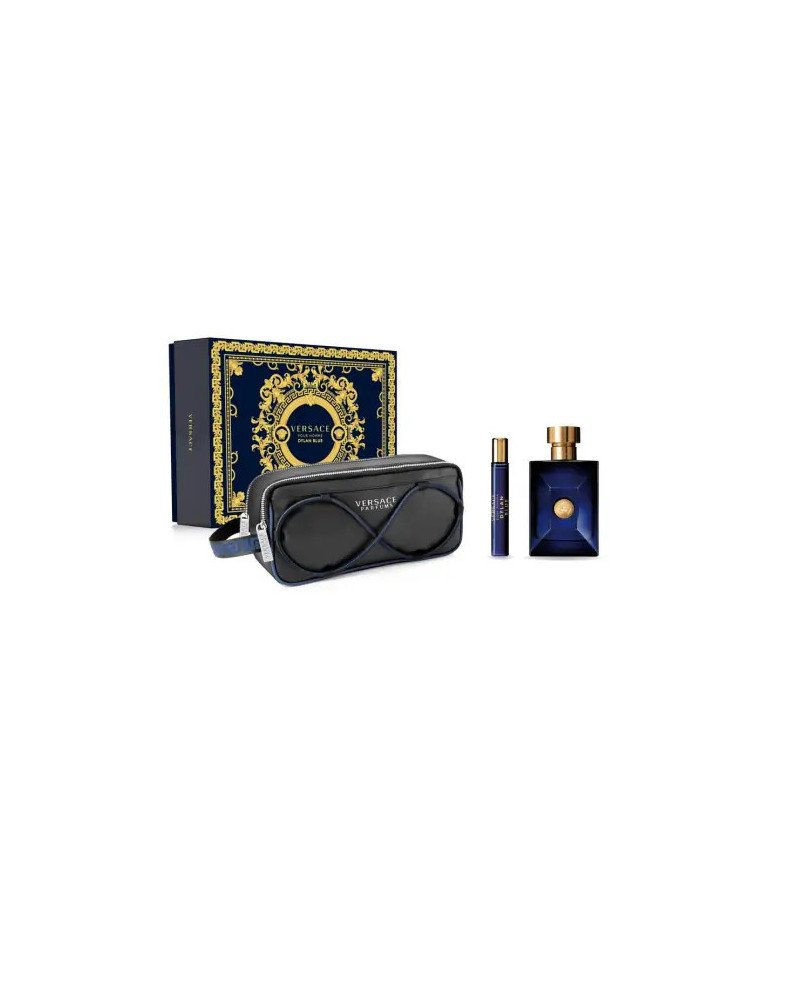 Versace Dylan Blue Eau De Toilette Spray 100ml Set 3 Piezas