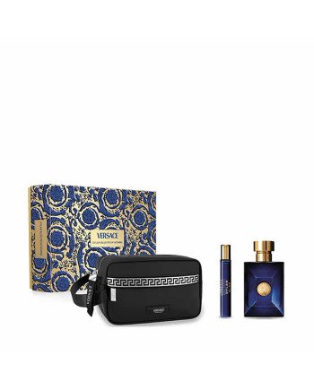Versace Dylan Blue Pour Homme Eau De Toilette Spray 100ml Set 3 Piezas