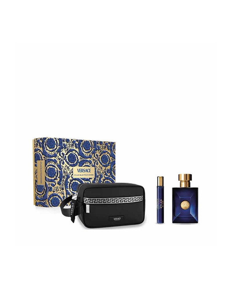 Versace Dylan Blue Pour Homme Eau De Toilette Spray 100ml Set 3 Piezas