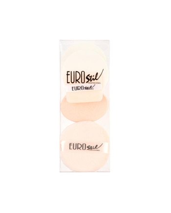 Eurostil Maquillaje Esponjas Set 1Un + Borlas 2U