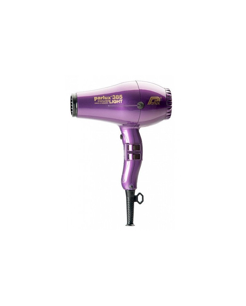 Parlux Secador De Pelo 385 Powerlight Ionic Ceramic Púrpura