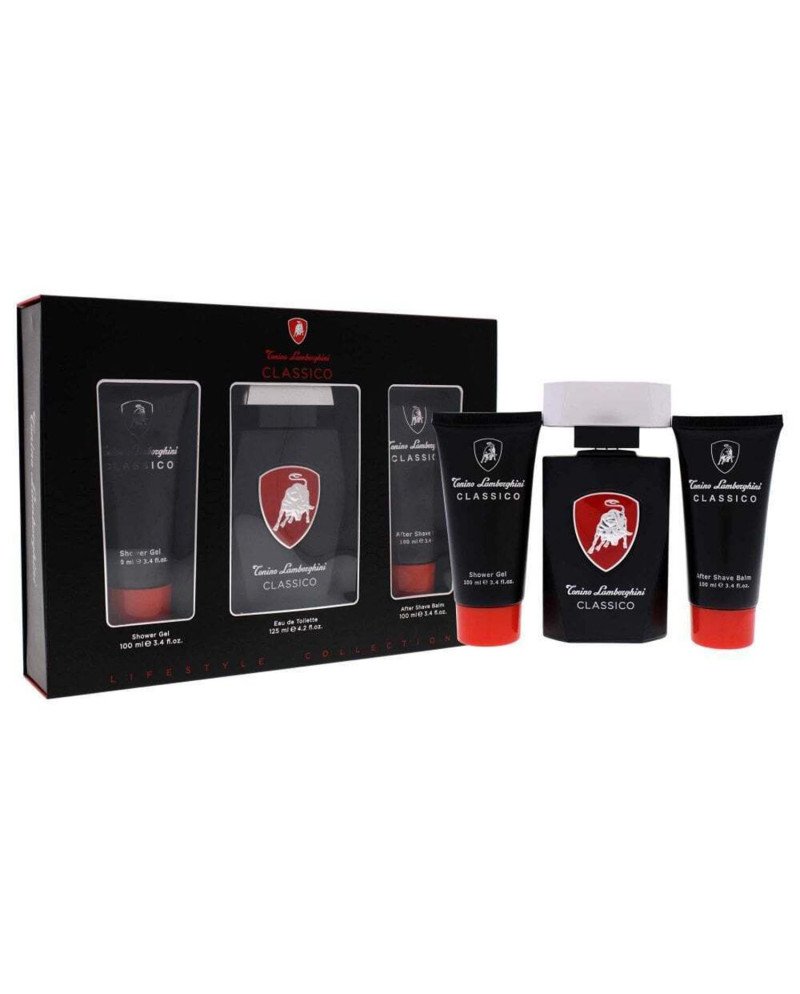 Tonino Lamborghini Classic Eau De Toilette 125Ml Vaporizador + Gel De Baño 100Ml + Balsamo After Shave 100Ml