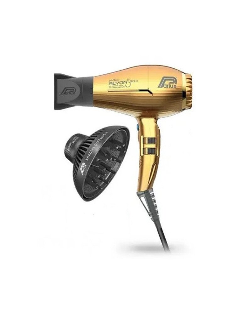 Parlux Hair Dryer Alyon Gold + Difusor