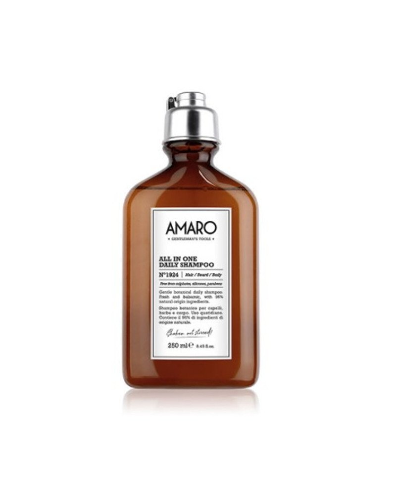 Farmavita Amaro All In One Daily Shampoo Nº1924 Hair/Beard/Body 250ml