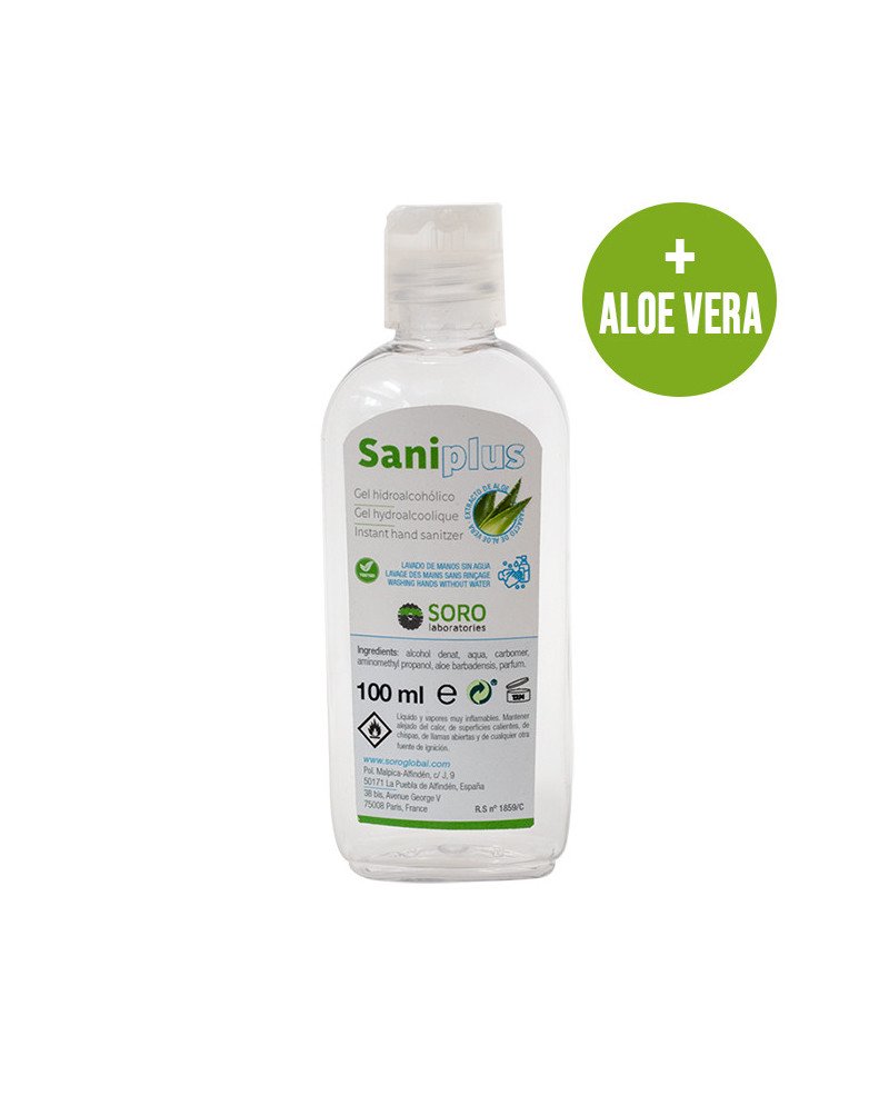 Gel Hidroalcohólico Higienizante Manos Con Aloe Vera 100ml