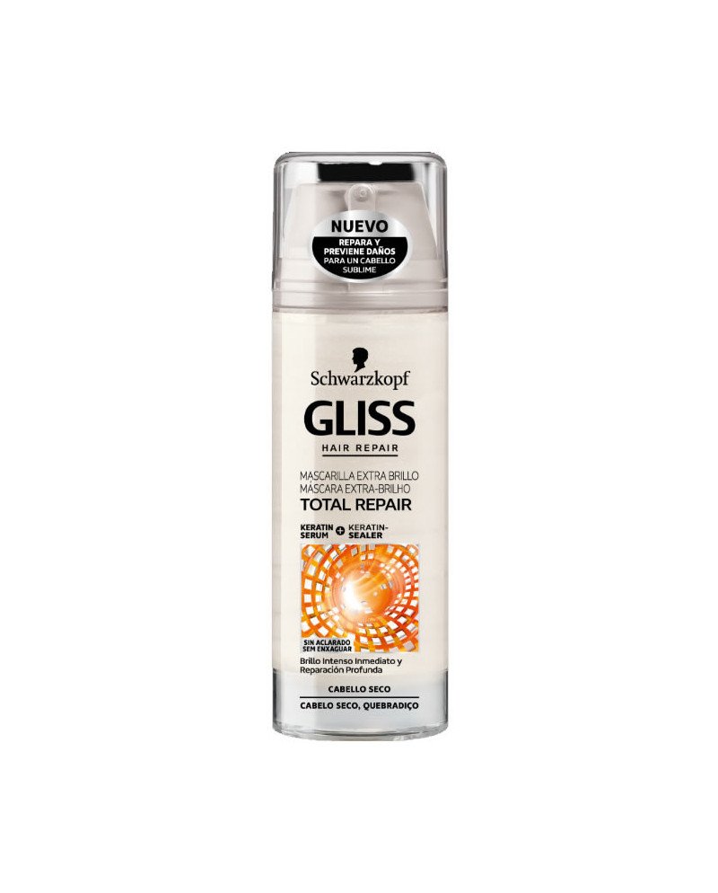 Schwarzkopf Gliss Total Repair Mascarilla Extra Brillo 150ml