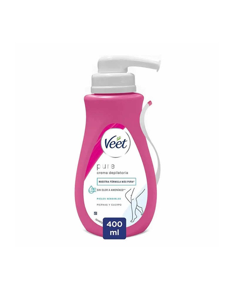 Veet Pure Ducha Crema Depilatoria Piel Sensible 400ml