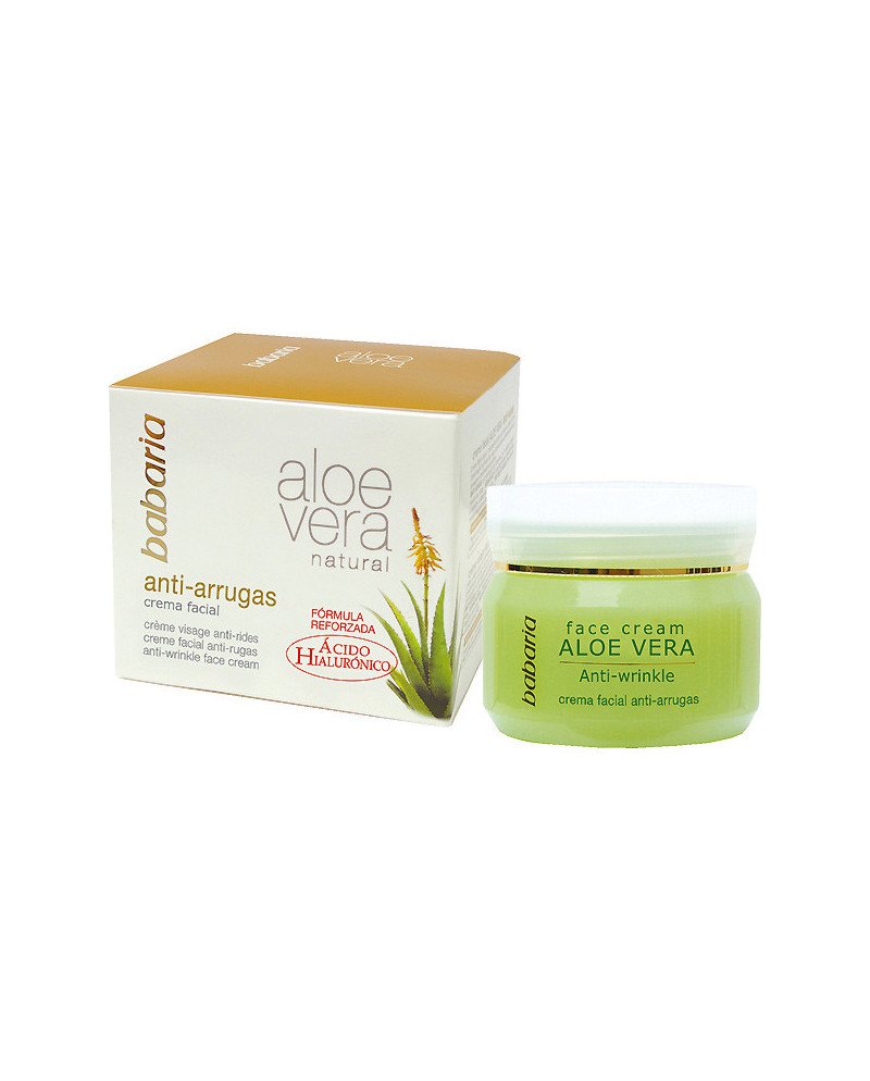 Babaria Natural Crema Facial Antiarrugas Aloe Vera 50ml