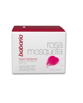 Babaria Crema Facial Hidratante 24 Horas Rosa Mosqueta Spf15 50ml