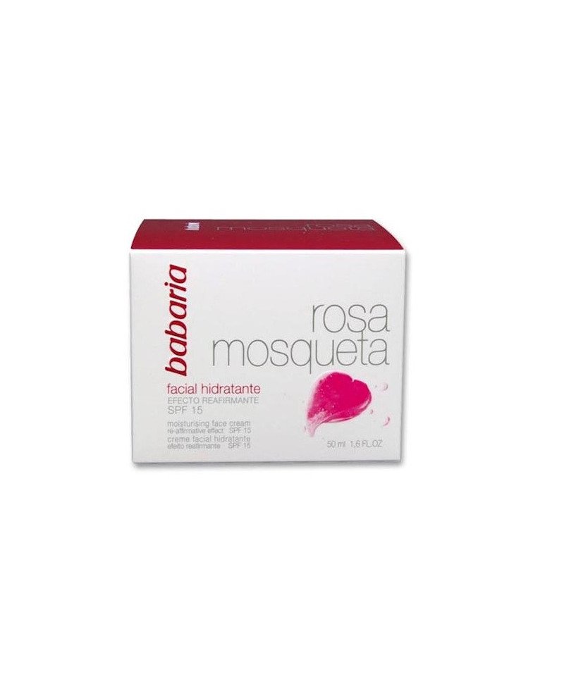 Babaria Crema Facial Hidratante 24 Horas Rosa Mosqueta Spf15 50ml