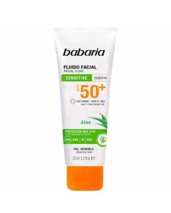 Babaria Fluido Facial Piel Sensible Spf50 75ml