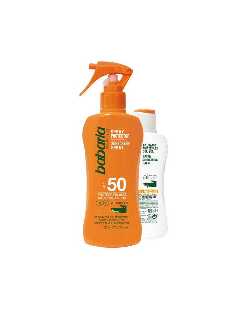 Babaria Spray Protector Spf50 200ml Set 2 Piezas