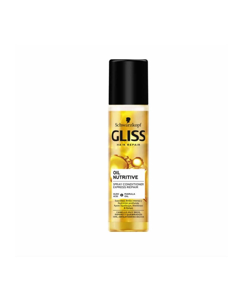 Schwarzkopf Gliss Oil Nutritive Spray Conditioner Express Repair 200ml