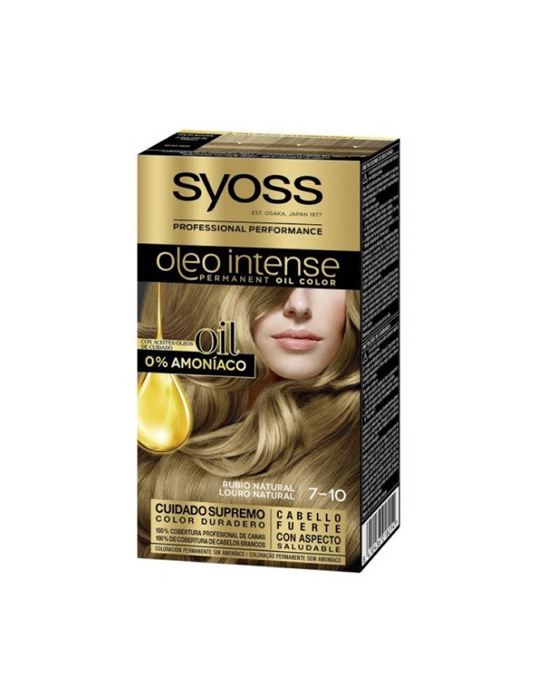 Syoss Oleo Intense Tinte Permanente 7-10 Rubio Natural