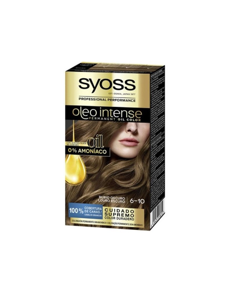 Syoss Oleo Intense Tinte Permanente 6-10 Rubio Oscuro