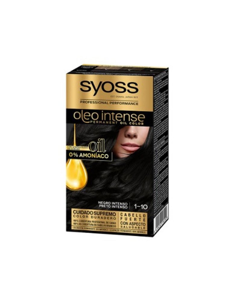 Syoss Oleo Intense Tinte Permanente 1-10 Negro Intenso