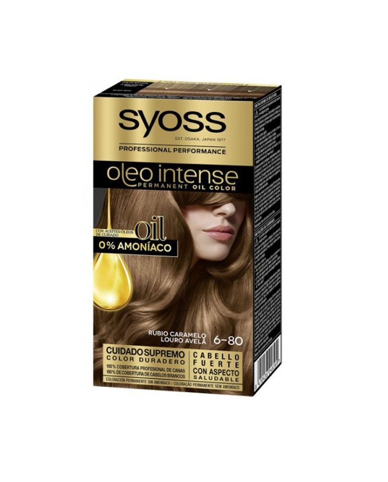Syoss Oleo Intense Tinte Permanente 6-80 Rubio Caramelo