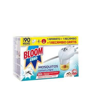 Bloom Zero Mosquitos 1 Aparato Eléctrico + 2 Recambios