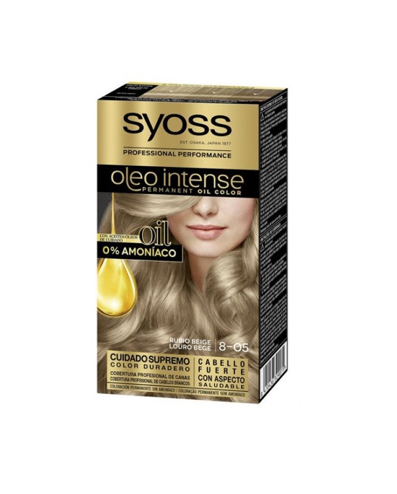 Syoss Oleo Intense Tinte Permanente 8-05 Rubio Beige