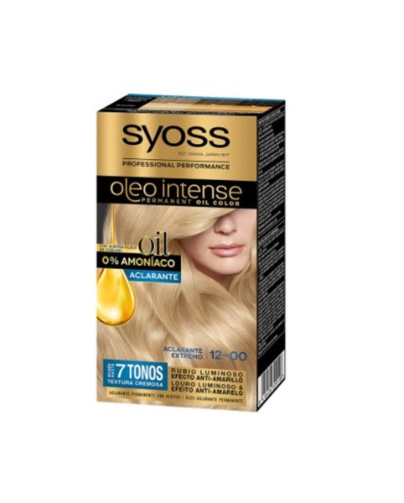 Syoss Oleo Intense Tinte Permanente 12-0 Aclarante Extremo