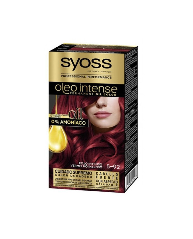 Syoss Oleo Intense Tinte Permanente 5-92 Rojo Intenso