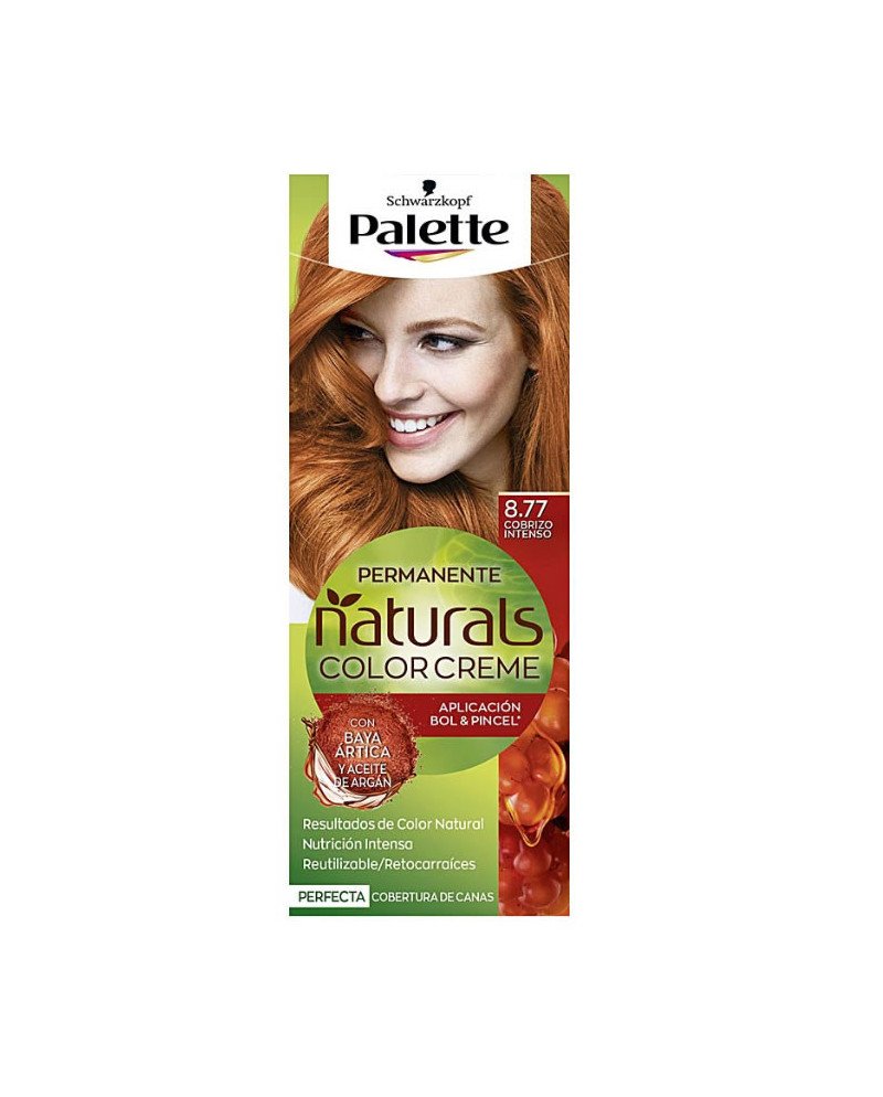 Schwarzkopf Palette Naturals Color Creme 8.77 Cobrizo Intenso