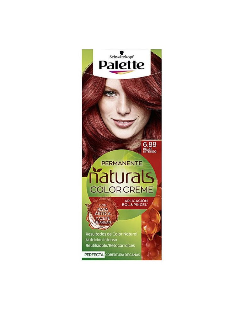 Schwarzkopf Palette Naturals Color Creme 6.88 Rojo Intenso