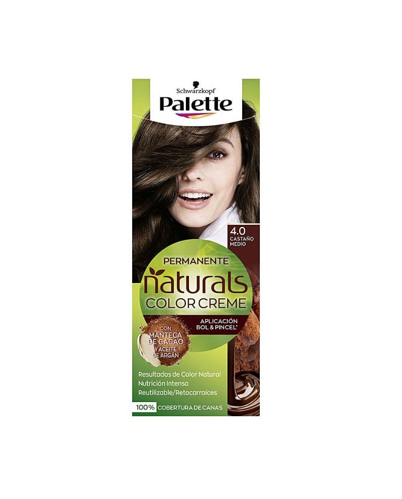 Schwarzkopf Palette Naturals Color Creme 4.0 Castaño Medio