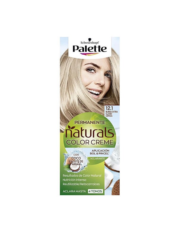 Schwarzkopf Palette Naturals Color Creme 12.1 Rubio Extra Claro Ceniza