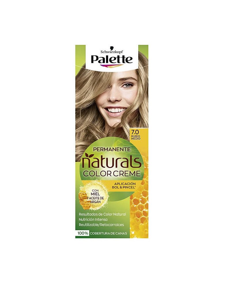 Schwarzkopf Palette Naturals Color Creme 7.0 Rubio Medio