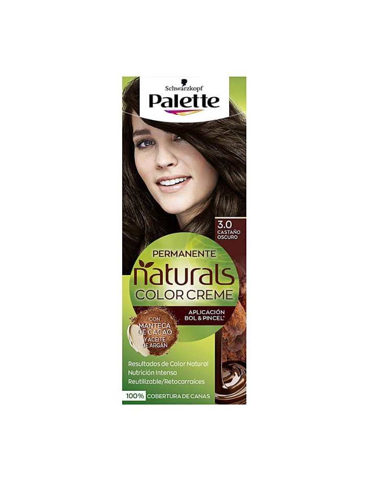 Schwarzkopf Palette Naturals Color Creme 3.0 Castaño Oscuro