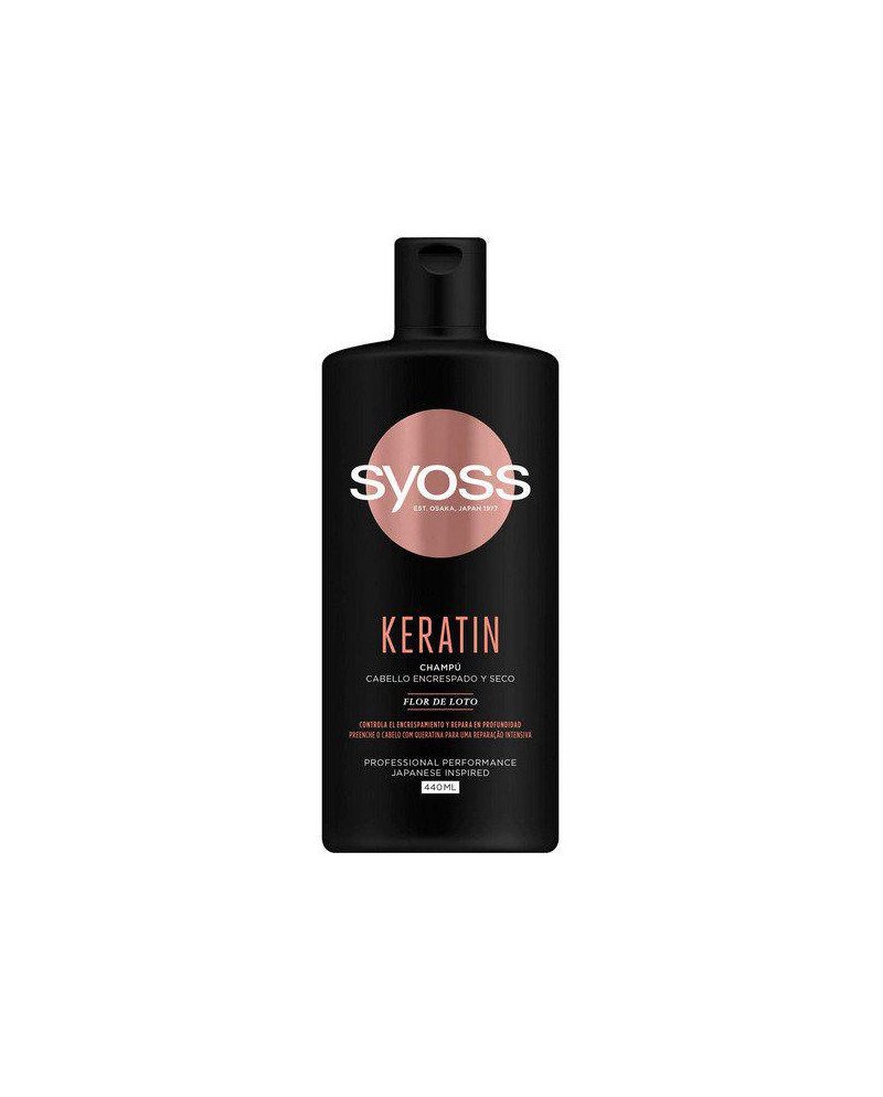 Syoss Keratin Champú Cabello Encrespado y Seco 440ml