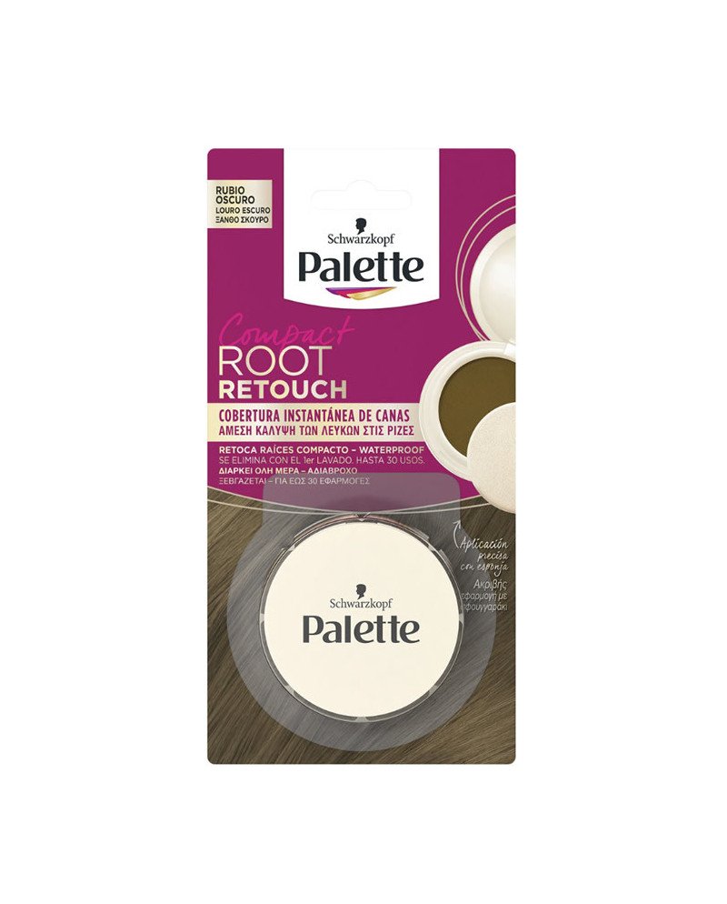 Schwarzkopf Palette Compact Root Retouch Retoca Raices Rubio Oscuro
