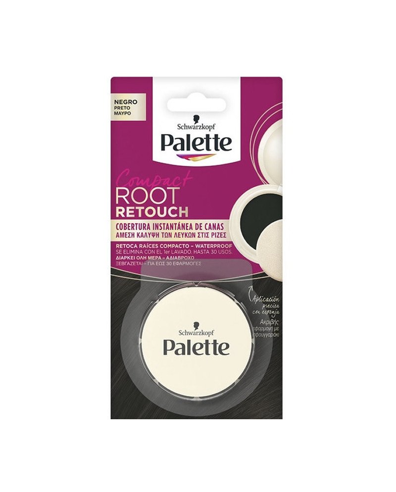 Schwarzkopf Palette Compact Root Retouch Retoca Raices Negro