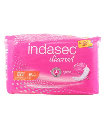Indasec Compresas Incontinencia Maxi 15 Unidades