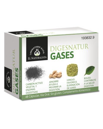El Natural Digesnatur Gases 650 Mg X 48 Caps