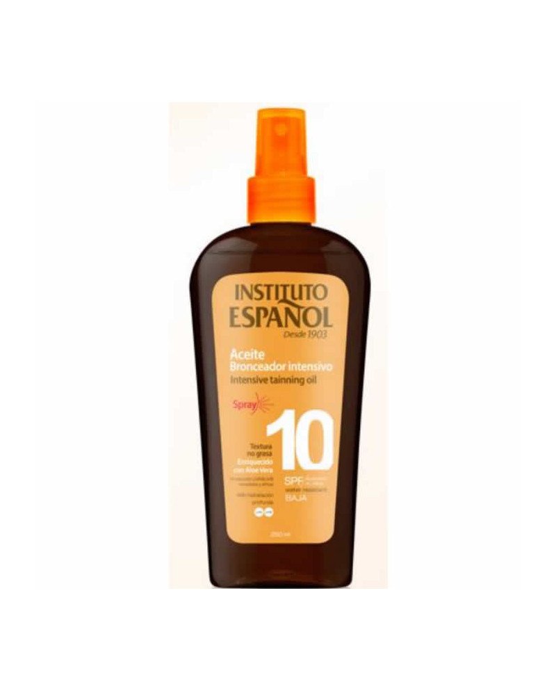 Instituto Español Aceite Protecion Solar Bronceadora Spf10 Spray 250m