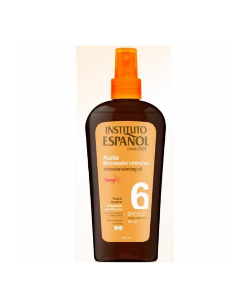 Instituto Español Aceite Protecion Solar Bronceadora Spf6 Spray 250ml