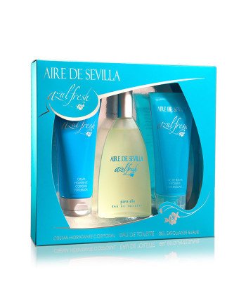 Aire De Sevilla Azul Fresh Eau De Toilette Spray 150ml Set 3 Piezas