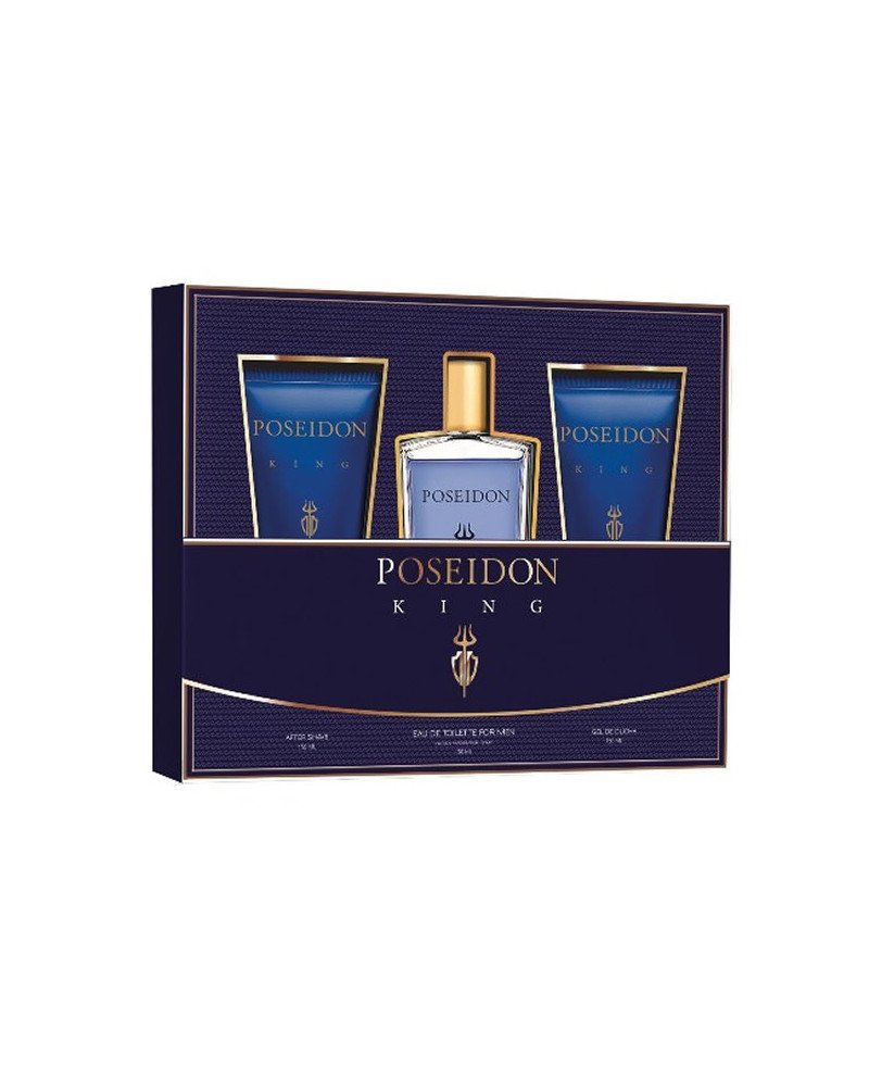 Aire De Sevilla Poseidon King Men Eau De Toilette Spray 150ml Set 3 Pi