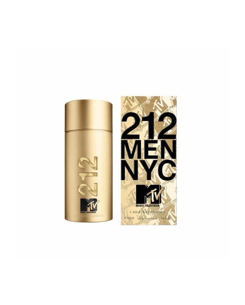 Carolina Herrera 212 Men MTV Eau De Toilette Spray 100ml Limited Editi