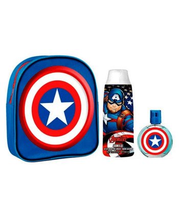 Captain America Eau De Toilette Spray 50ml Set 3 Piezas