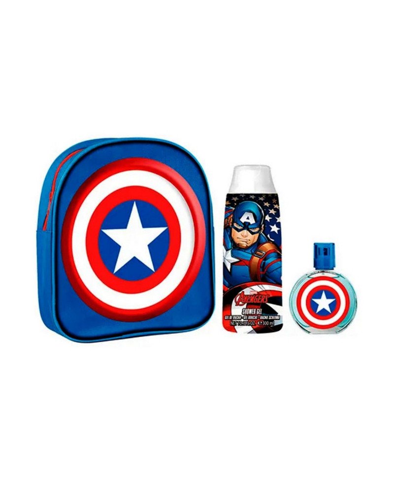 Captain America Eau De Toilette Spray 50ml Set 3 Piezas