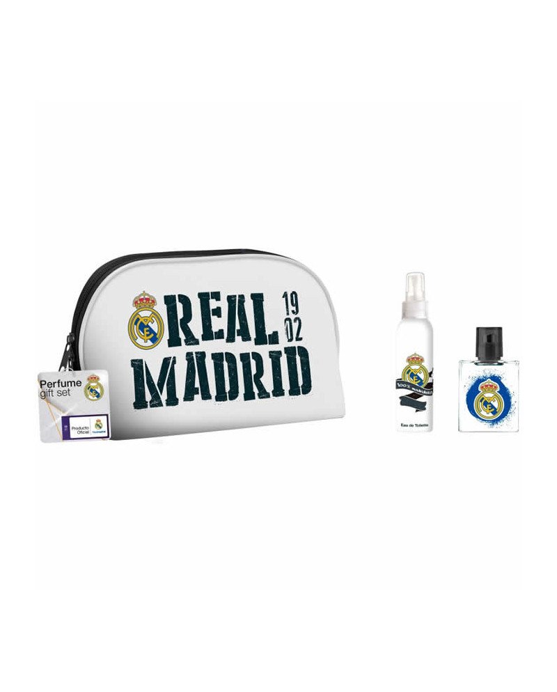 Real Madrid Eau De Toilette Spray 50ml Set 3 Piezas